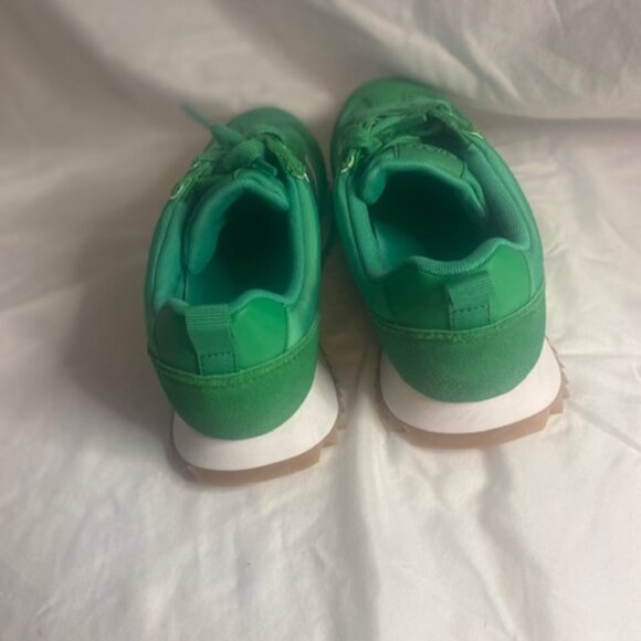 GUESS Bailei Faux-Suede Green Sneakers, Women's size 6.5 M - Picture 5 of 7